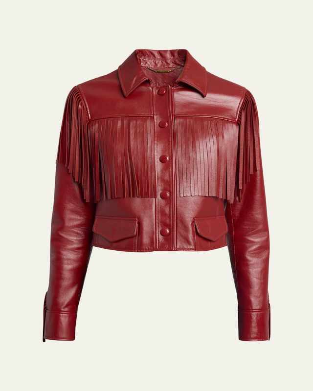 Fringed Leather Jacket